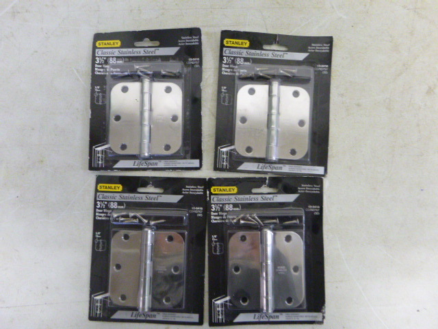 lot 515 image: 4 Stanley Classic Stainless Steel Door Hinges