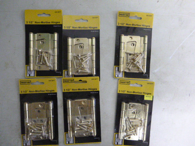 lot 523 image: 6 Project Pro Non Mortise Hinges