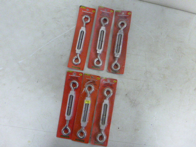 lot 527 image: 6 Project Pro Stainless Steel Eye & Eye Turnbuckles