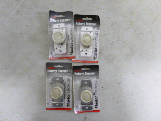 lot 534 image: 4 Rotary Dimmer Switches