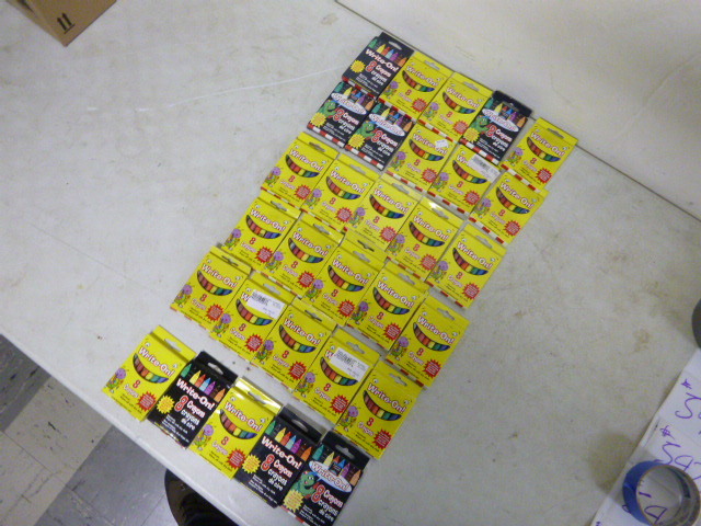 lot 539 image: 30 Boxes of Write-On Crayons