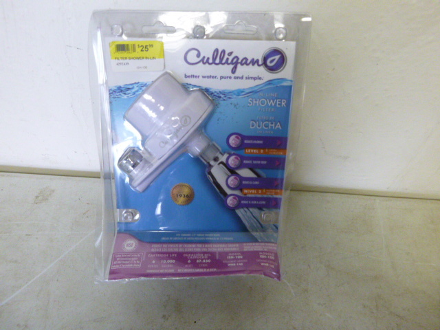lot 555 image: Culligan In-Line Shower Filter