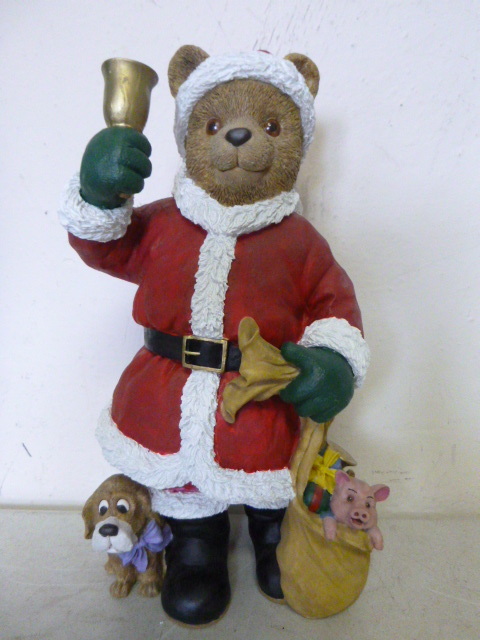lot 576 image: Christmas Bear Statute