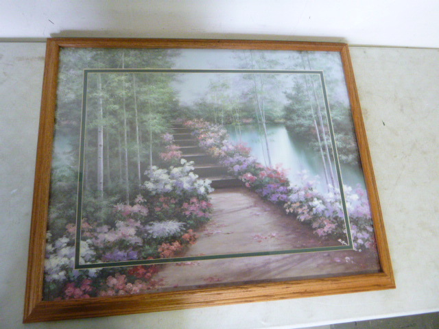 lot 584 image: Framed Scenic Picture