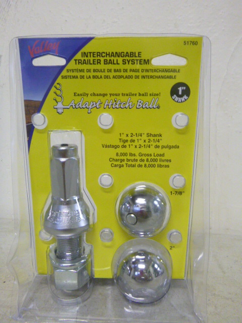 lot 33 image: Valley Interchangeable Trailer Ball System