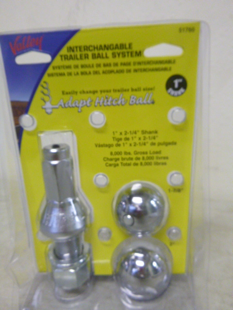 lot 36 image: Valley Interchangeable Trailer Ball System