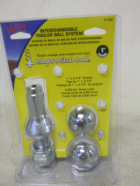 lot 38 image: Valley Interchangeable Trailer Ball System