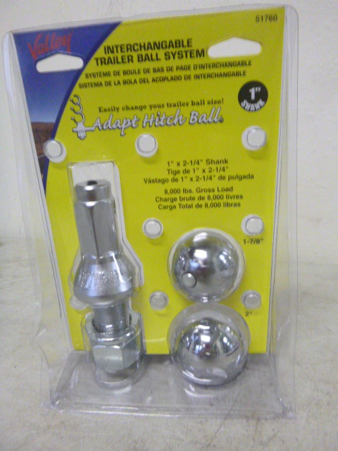 lot 40 image: Valley Interchangeable Trailer Ball System