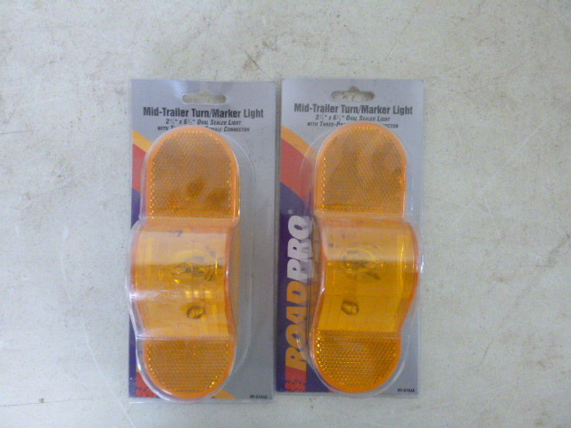 lot 95 image: 2 Road Pro Mid-Trailer TurnMarker Lights