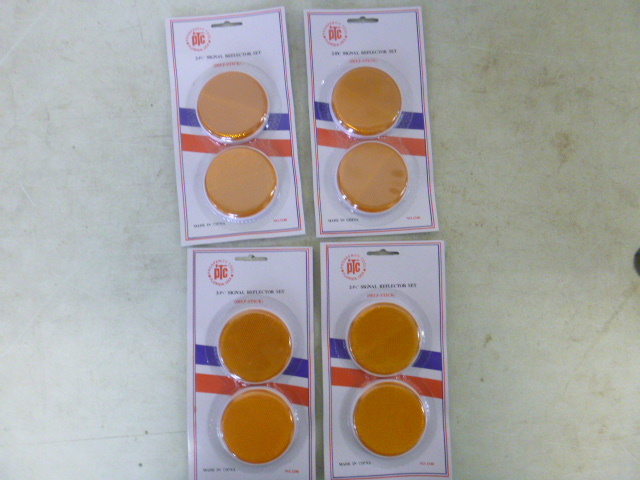 lot 110 image: 4 Packs of Signal Reflectors
