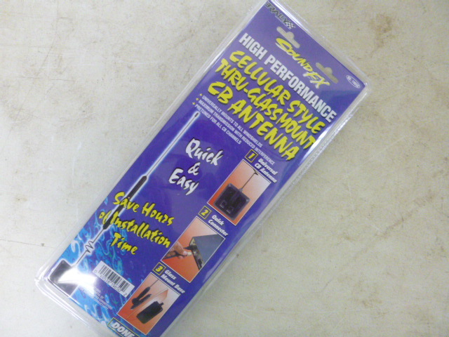 lot 112 image: Sound FX Thru-Glass Mount CB Antenna