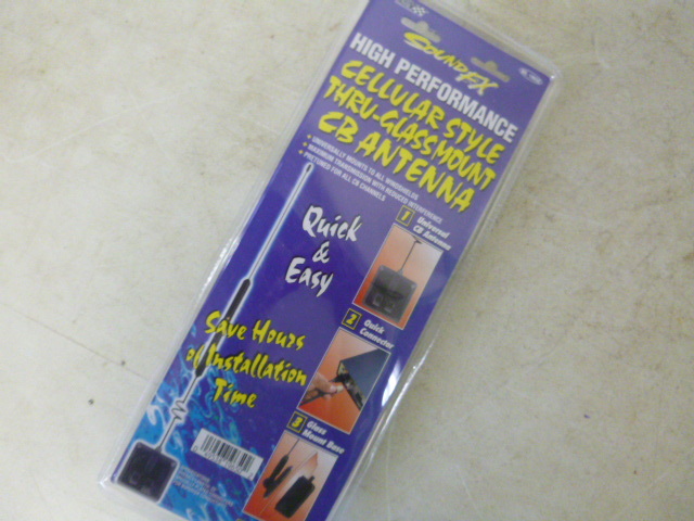 lot 113 image: Sound FX Thru-Glass Mount CB Antenna