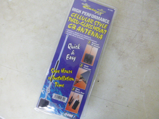 lot 114 image: Sound FX Thru-Glass Mount CB Antenna