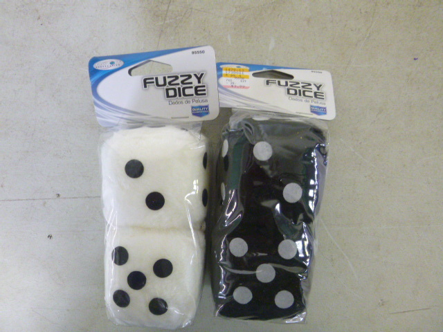 lot 126 image: 2 Pair of Fuzzy Dice