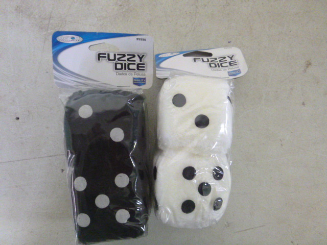 lot 127 image: 2 Pair of Fuzzy Dice