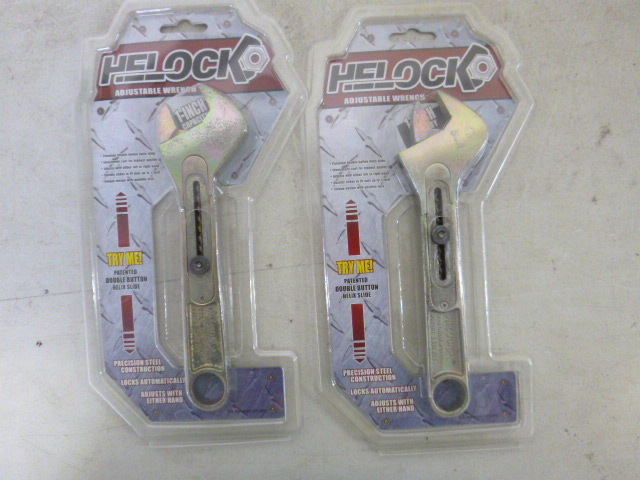 lot 183 image: 2 Helock Adjustable Wrenches