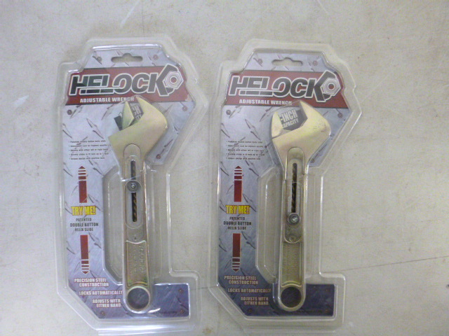 lot 184 image: 2 Helock Adjustable Wrenches