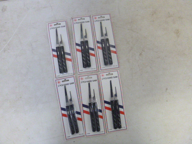 lot 188 image: 6 Packs of PTC Mini Hand Saws
