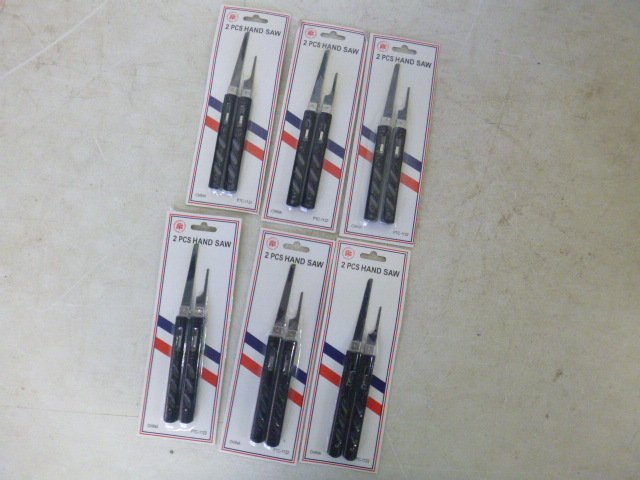 lot 189 image: 6 Packs of PTC Mini Hand Saws