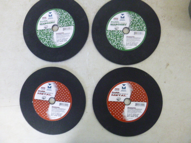 lot 193 image: 4 Abrasive Saw Blades