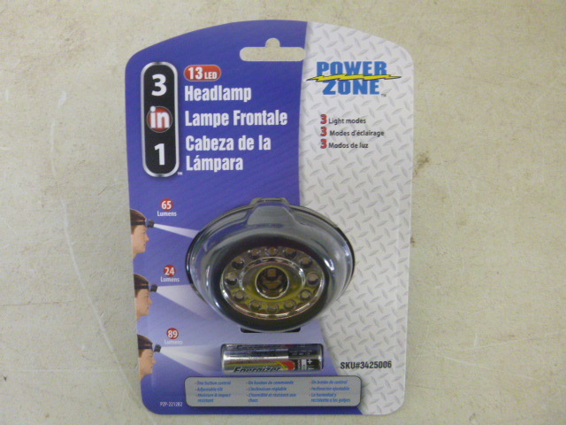lot 221 image: Power Zone Head Lamp