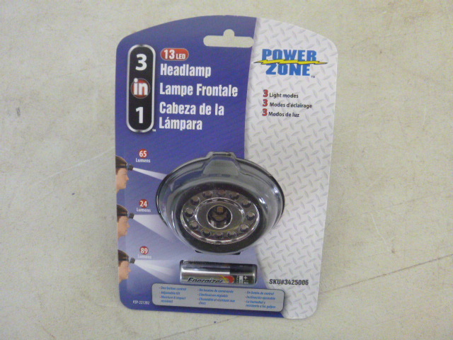 lot 222 image: Power Zone Head Lamp