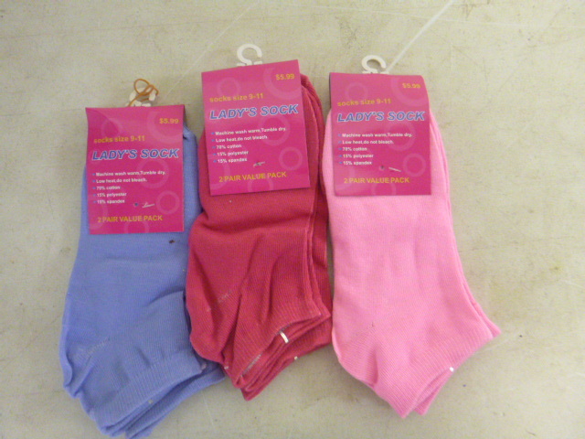 lot 247 image: 6 Pair of Ladies Socks