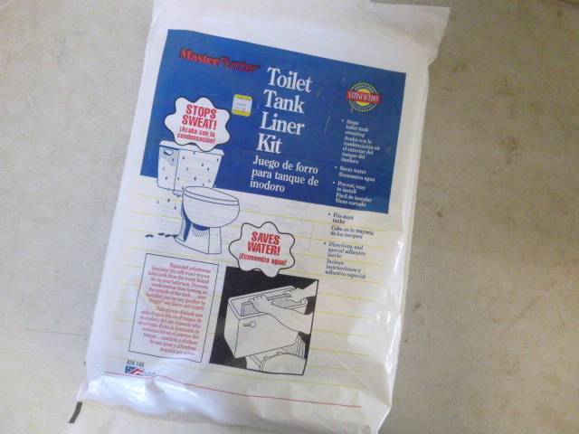 lot 269 image: Master Plumber Toilet Tank Liner Kit