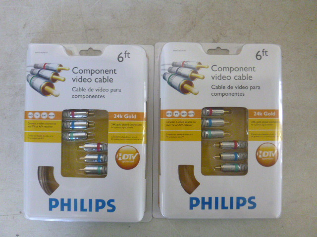 lot 278 image: 2 Philips Component Video Cables