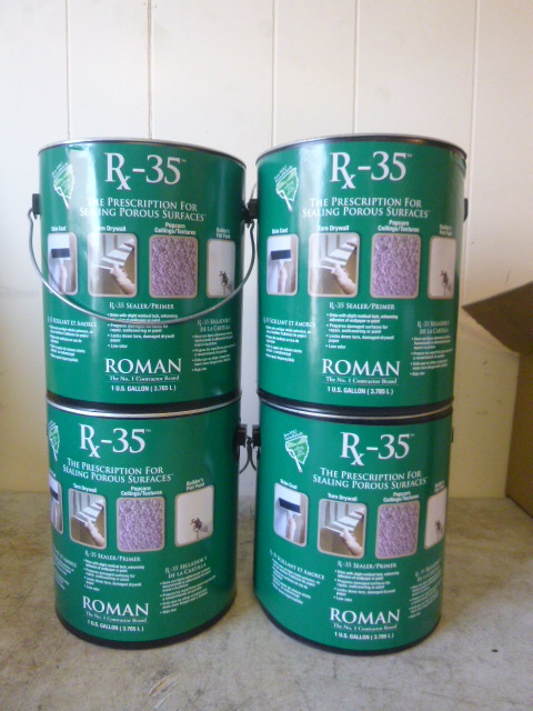 lot 304 image: 4 Cans of Roman R-35 SealerPrimer