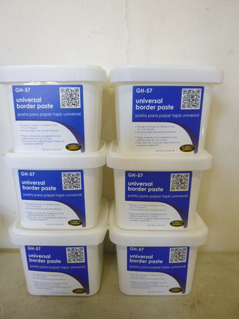 lot 307 image: 6 Tubs of Roman Universal Border Paste