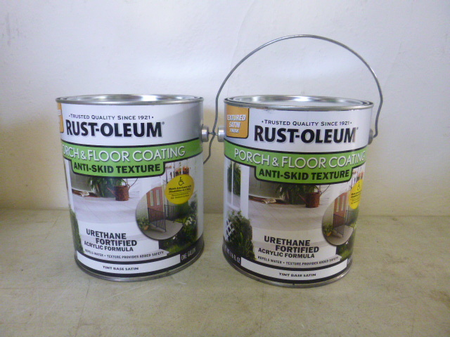 lot 309 image: 2 Gallons of Rust-Oleum Porch and Floor Coating