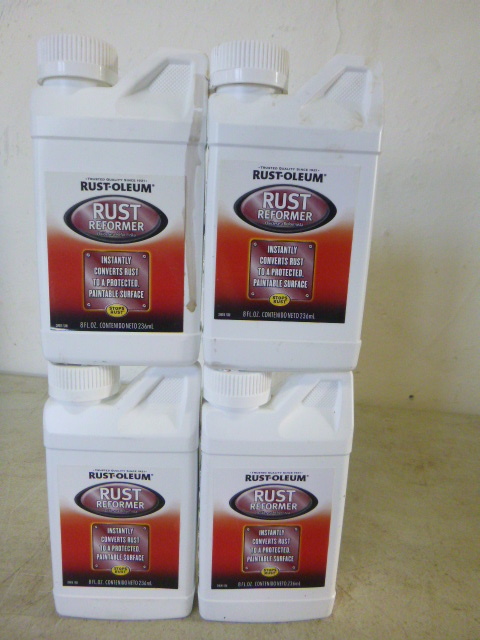 lot 313 image: 4 Bottles of Rust-Oleum Rust Reformer