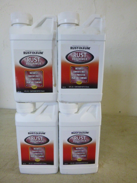lot 317 image: 4 Bottles of Rust-Oleum Rust Reformer