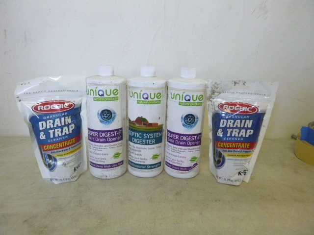 lot 320 image: Miscellaneous Drain Cleaners