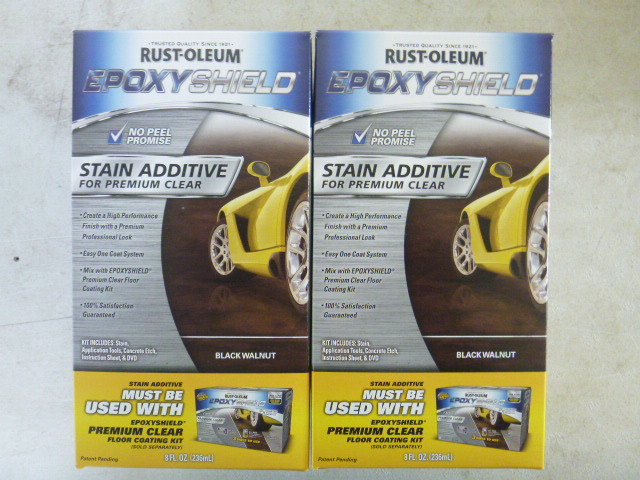 lot 327 image: 2 Boxes of Rust-Oleum Epoxy Shield Stain Additive