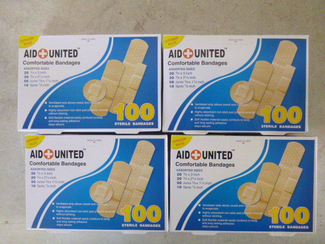 lot 328 image: 4 Boxes of Aid and United Bandages