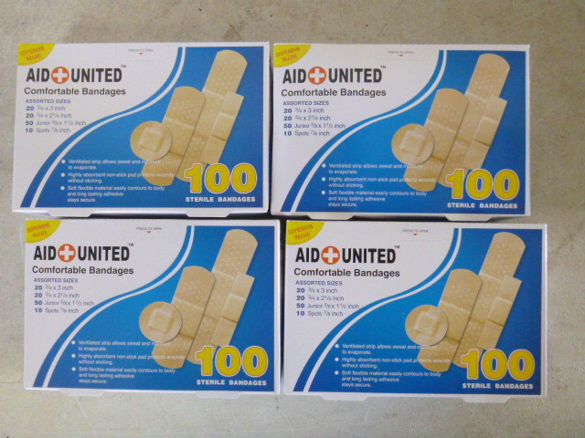 lot 329 image: 4 Boxes of Aid and United Bandages