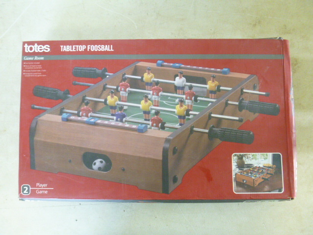 lot 333 image: Totes Tabletop Foosball Table
