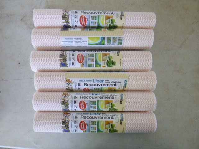lot 370 image: 6 Gripeze Shelf and Drawer Liners