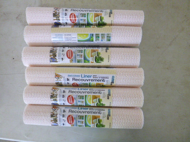 lot 371 image: 6 Gripeze Shelf and Drawer Liners