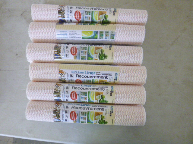 lot 372 image: 6 Gripeze Shelf and Drawer Liners