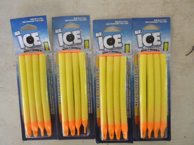 lot 424 image: 4 Packs of Rod-N-Bobs Mr. Ice Bobbers
