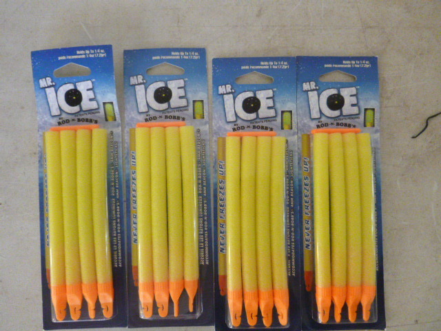 lot 425 image: 4 Packs of Rod-N-Bobs Mr. Ice Bobbers