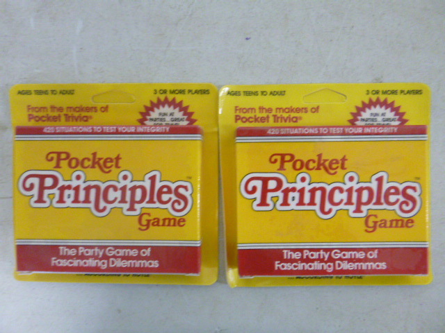 lot 445 image: 2 Pocket Principles Game