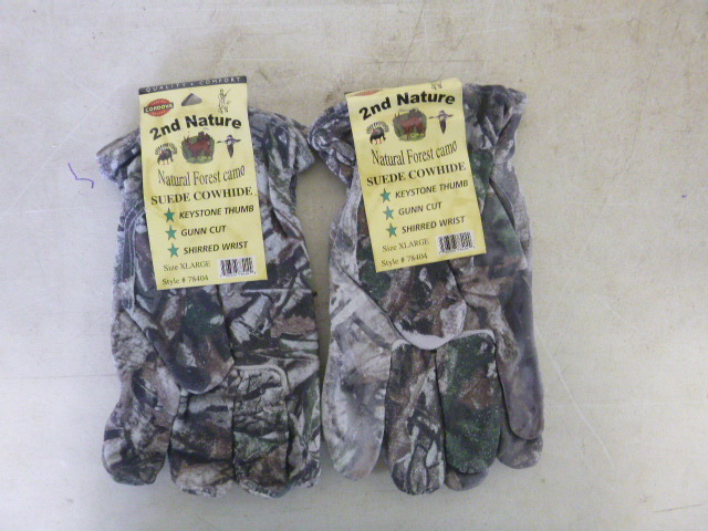 lot 452 image: 2 Pair of Cordova 2nd Nature Suede Cowhide Gloves