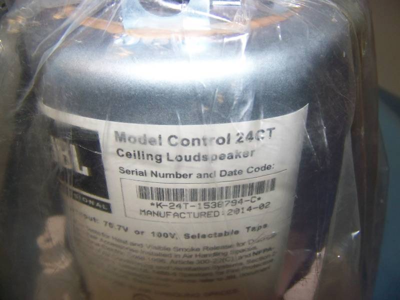 lot 39 image: (3) JBL, Control Contractor Series, In-Ceiling Speakers  Loudspeakers