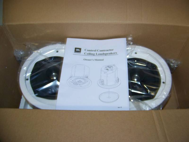 lot 40 image: (2) JBL, Control Contracor Series, In-Ceiling Speakers  Loudspeakers