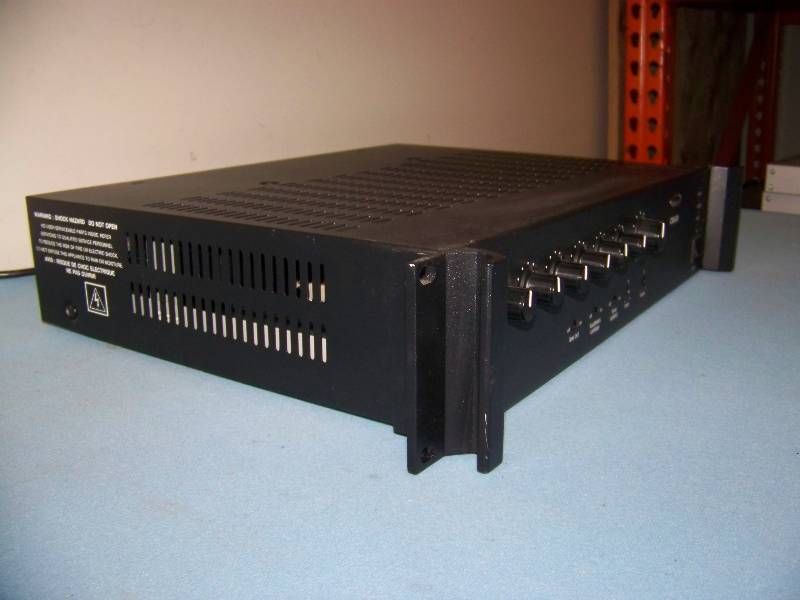 lot 57 image: Biamp, 6 Channel Mixer  Equalizer, 30 Watt Power Amplifier  Amp