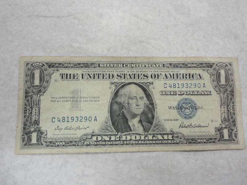3 US Silver Certificate Dollar Bills